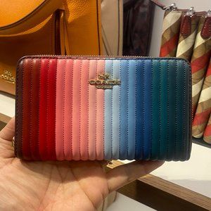 coach rainbow linear quilting